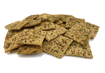 zuurdesem crackers za&#39;atar - zeezout