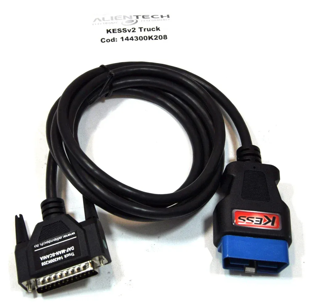 144300K208 - DAF - MAN - SCANIA OBDII TRUCK CABLE