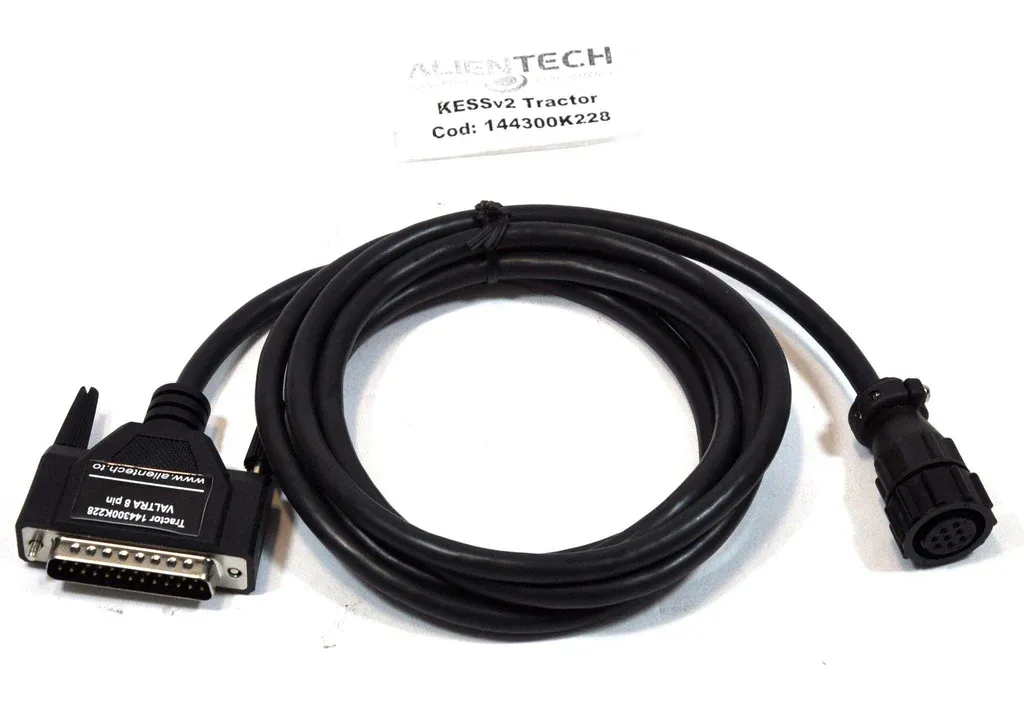 144300K228 - AGRICULTURE VALTRA 8 PIN TRACTOR CABLE