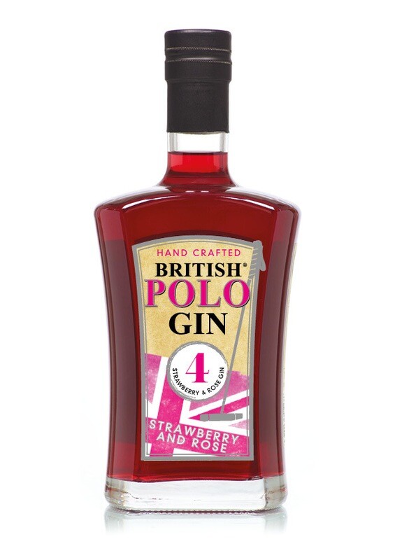 British Polo Gin No.4  Strawberry & Rose