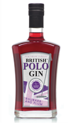 British Polo Rhubarb and Plum Gin - Jubilee Edition - ONLY 30 BOTTLES LEFT