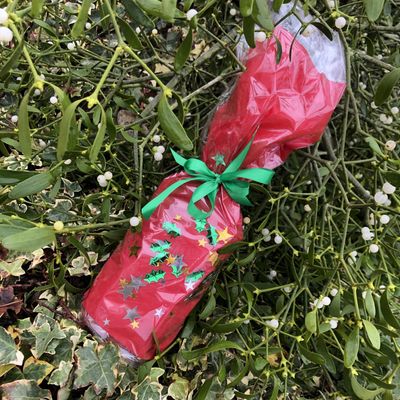 British Polo Gin No.3 Botanical  70 cl . Christmas Gift Wrap