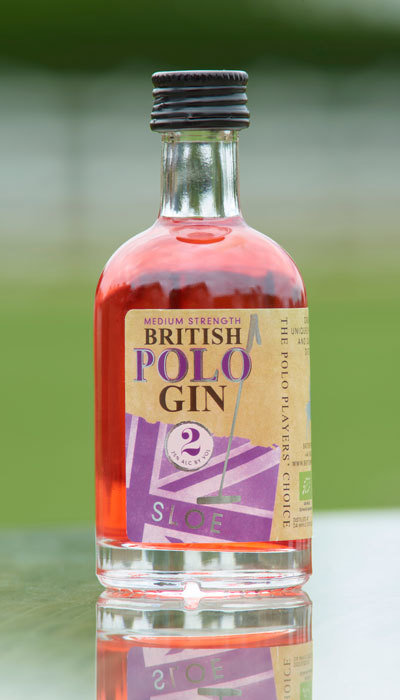 British Polo Gin No.2 Sloe MINIATURE 5 cl