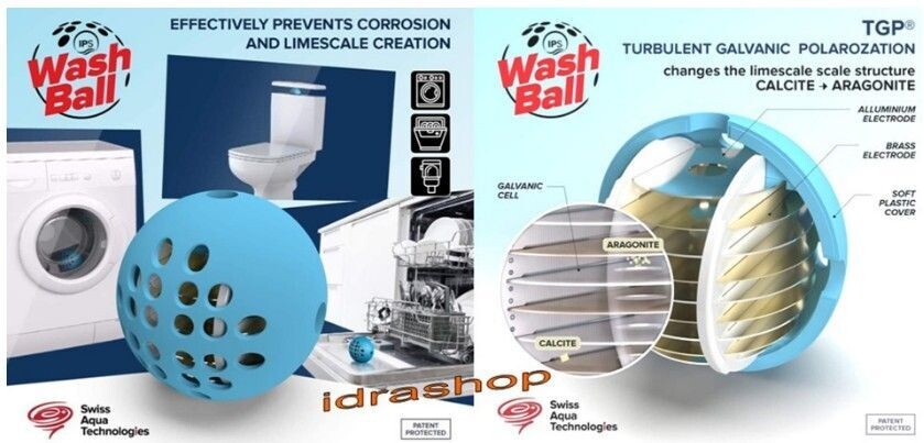 Anticalcare IPS WashBall per lavatrice lavastoviglie cassetta wc ITS TODINI
