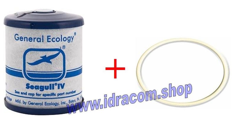 Cartuccia filtro ricambio 10.13 RS1SG e guarnizione ricambio per depuratore acqua ITS Todini Seagull IV