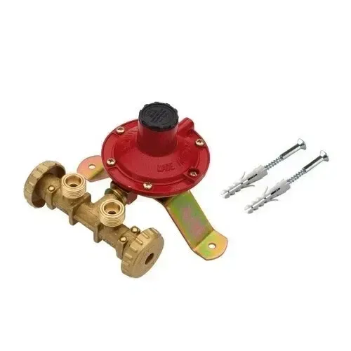 Minicentralina gas gpl MONDIAL con REGOLATORE 4KG e fissaggi ATTACCO 2 BOMBOLE