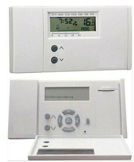 Cronotermostato termostato digitale programmabile giornaliero settimanale piatto K2M Cronotermostato termostato digitale programmabile giornaliero settimanale piatto K2M