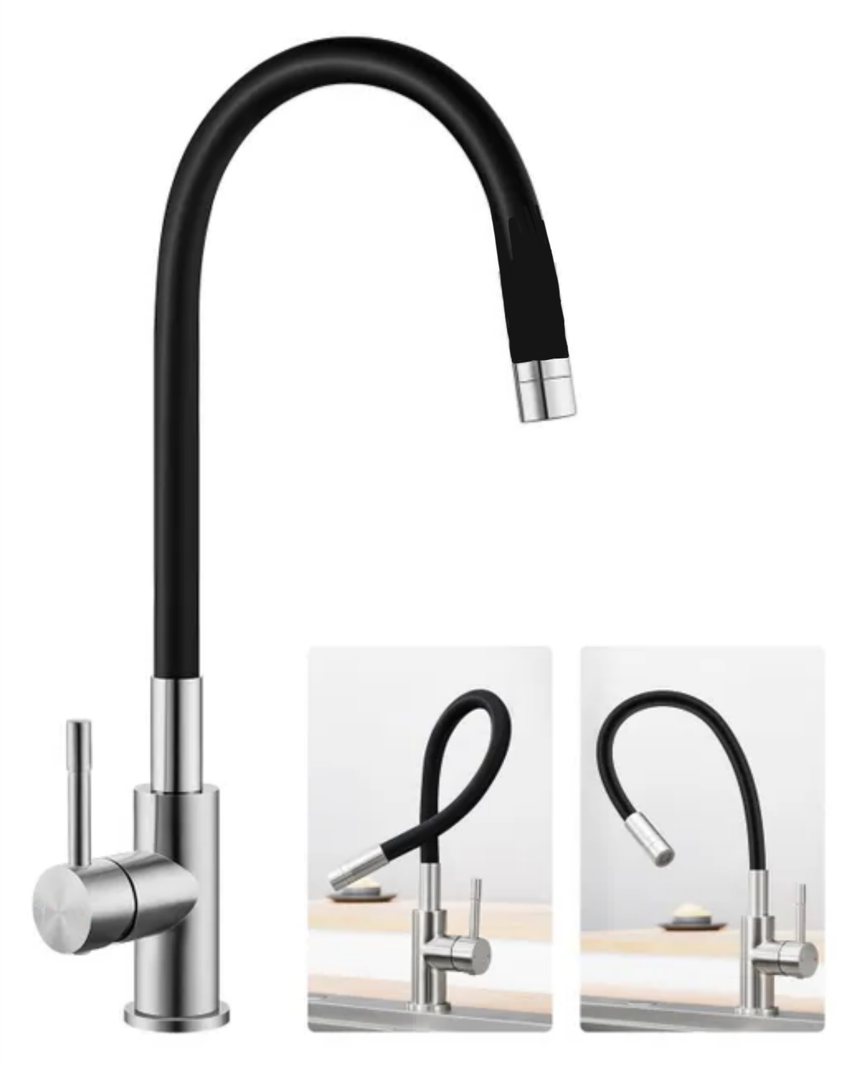 Rubinetto acqua flessibile e abbattibile sotto finestra per filtro depuratore SEAGULL IV ITS Todini