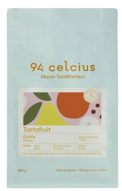 94 Celcius Tartafruit Roasted Coffee Whole beans - 300g