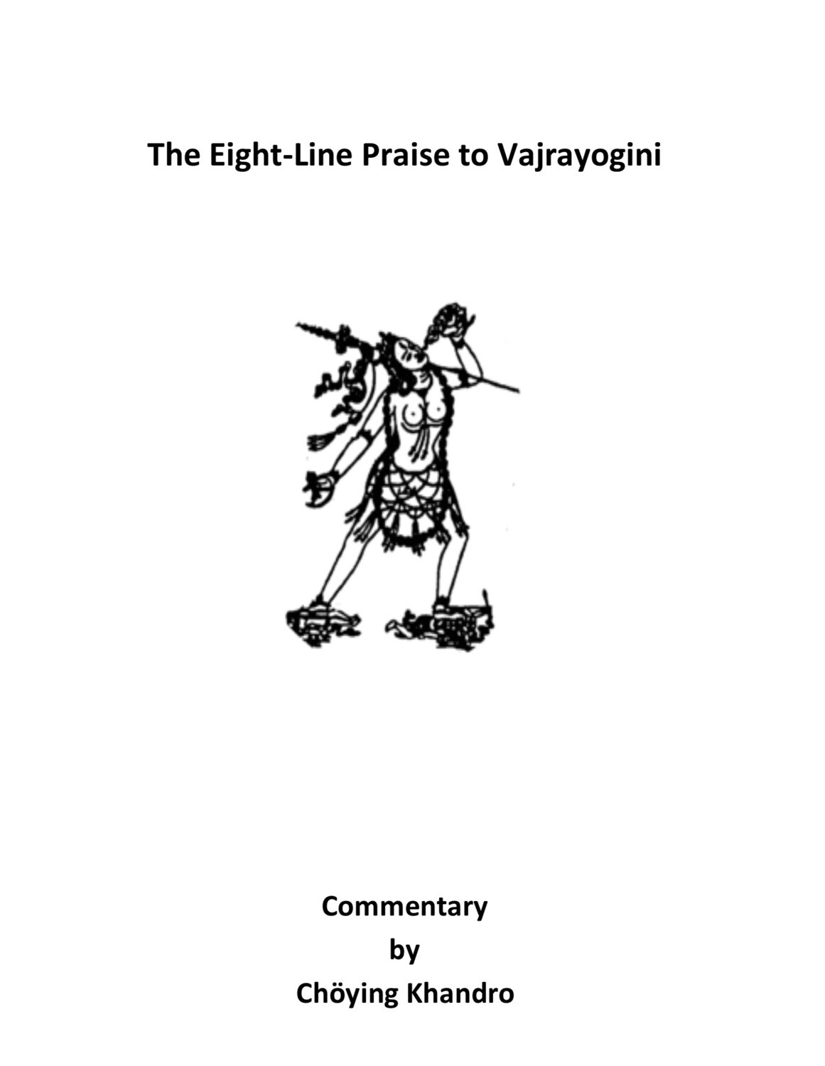 NEW BOOKLET - Commentary to the Eight-Line Praise to Vajrayogini