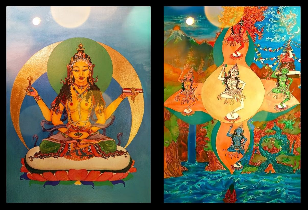 Five-Dakini Practice Printing Set