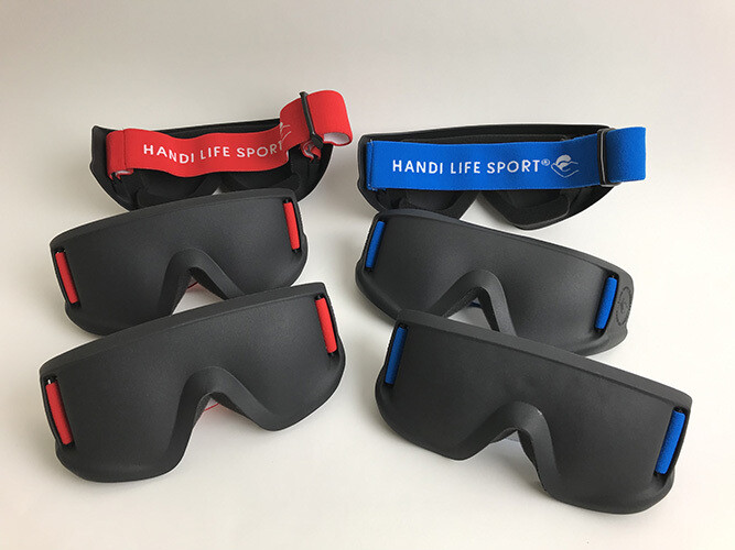 Antifaz para golbol marca Handi life