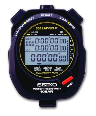 Cronómetro SEIKO S141 - Memoria de 300 vueltas