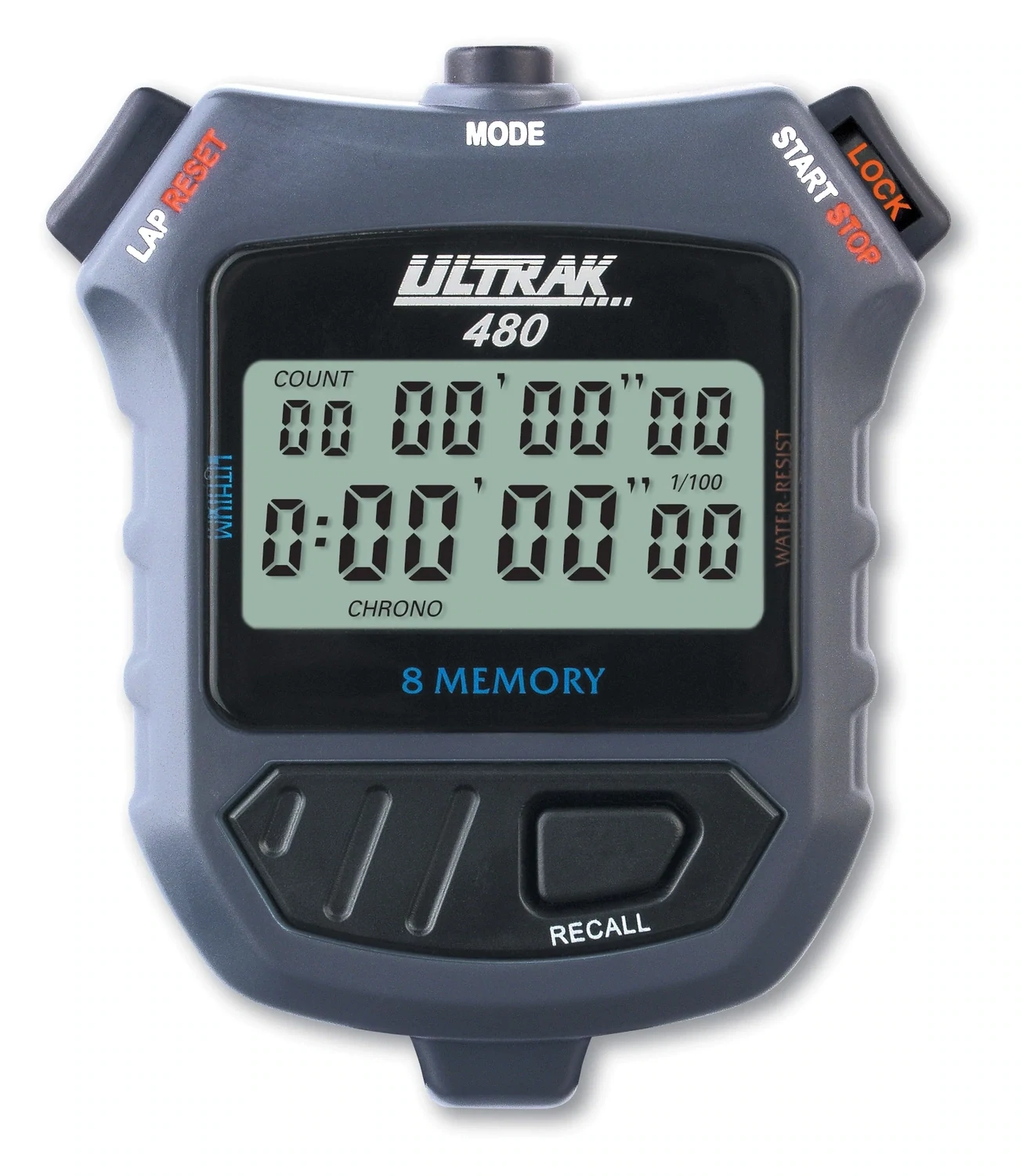 Cronómetro ULTRAK 480 - 8 memorias divididas dobles