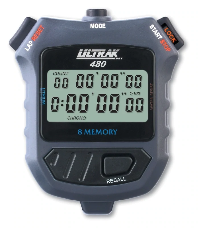 Cronómetro ULTRAK 480 - 8 memorias divididas dobles