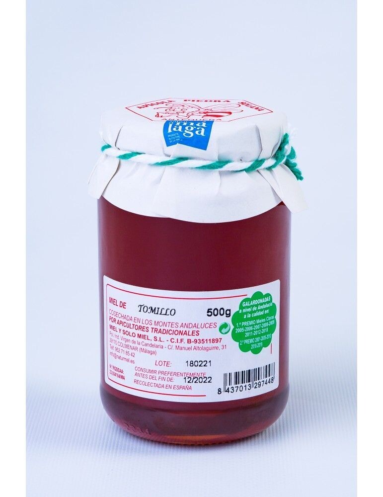 MIEL DE TOMILLO "APÍCOLA PIEDRA SOLANA"