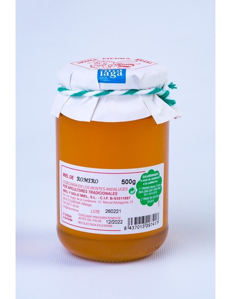 MIEL DE ROMERO "APÍCOLA PIEDRA SOLANA"