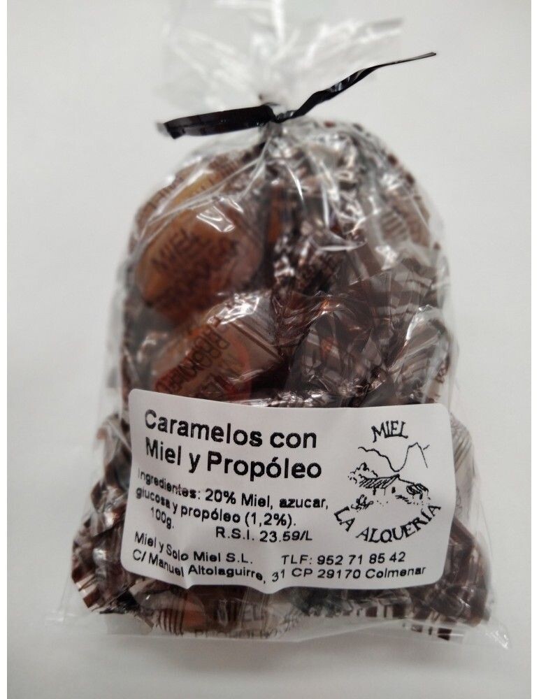 CARAMELOS DE MIEL Y PROPÓLEO