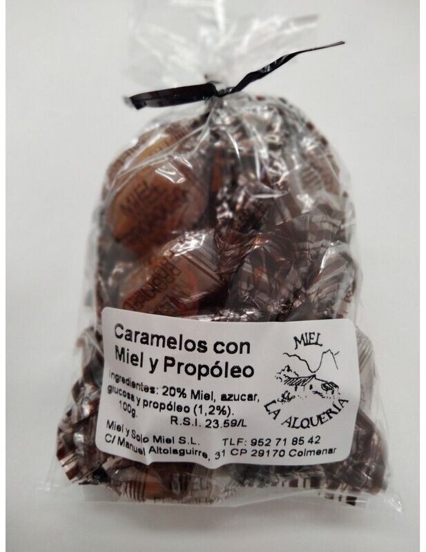 CARAMELOS DE MIEL Y PROPÓLEO
