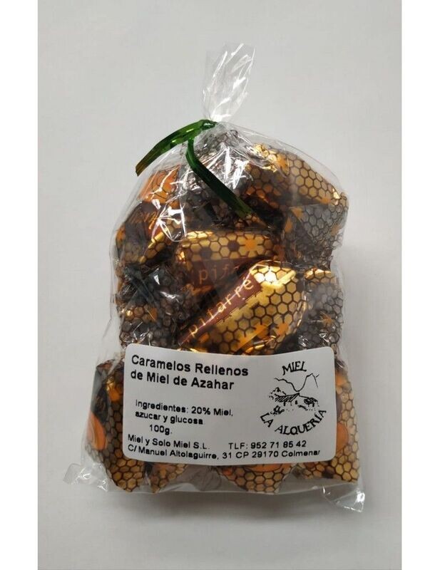 CARAMELOS RELLENOS DE MIEL DE AZAHAR