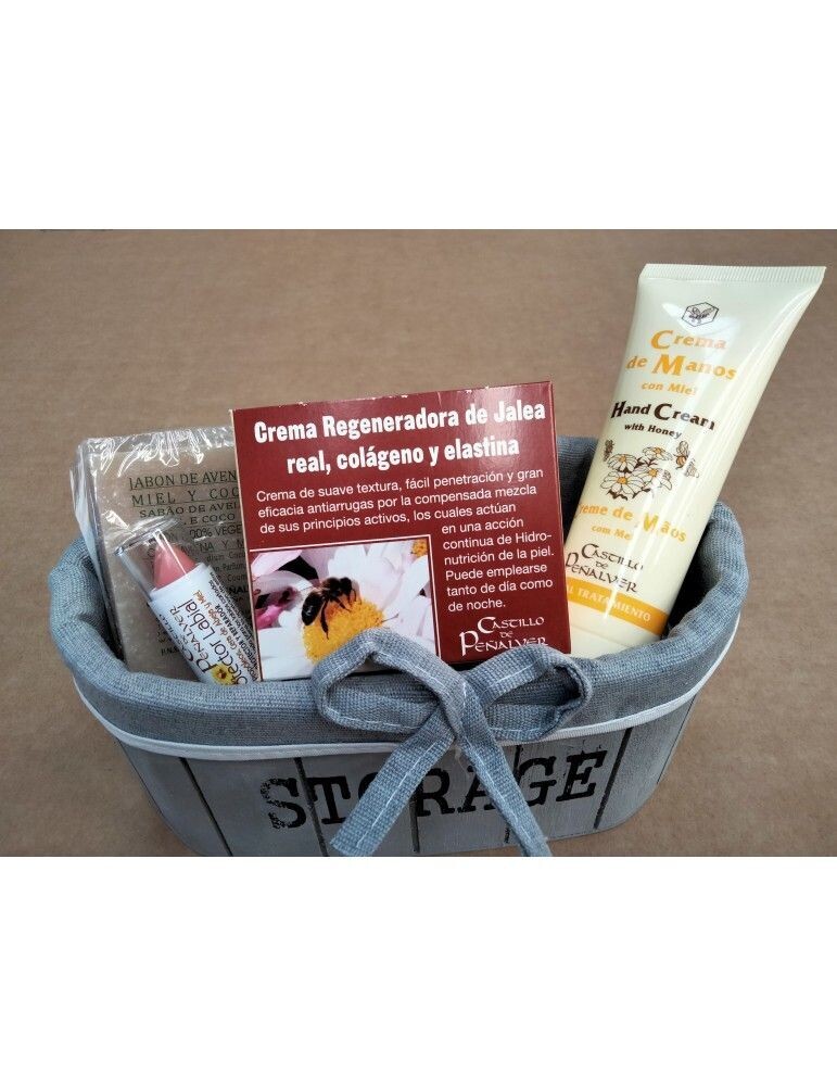 CESTA Nº 1, COSMÉTICA A BASE DE MIEL Y PROPÓLEOS