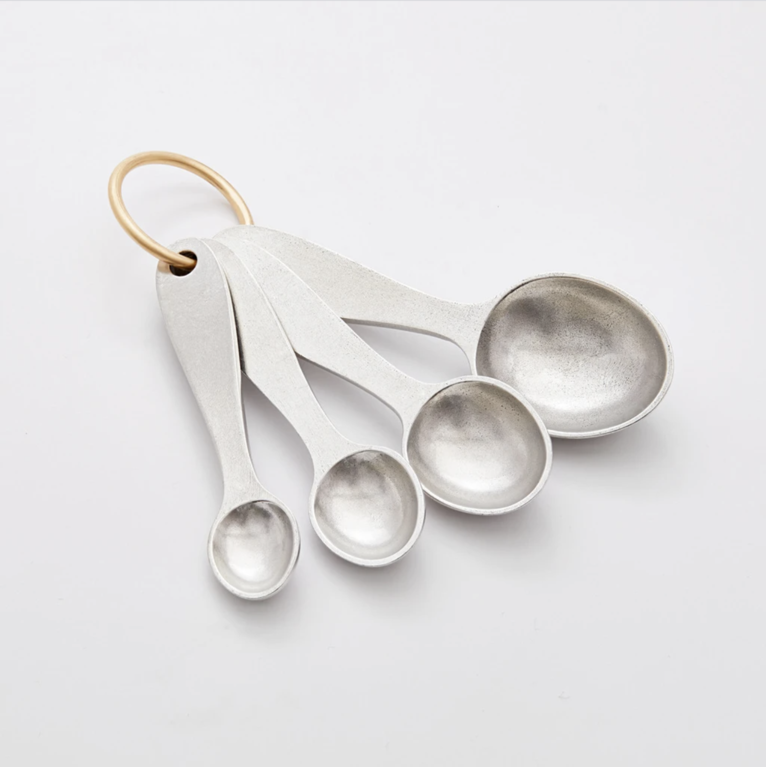 Hand Cast Pewter Measuring Spoons