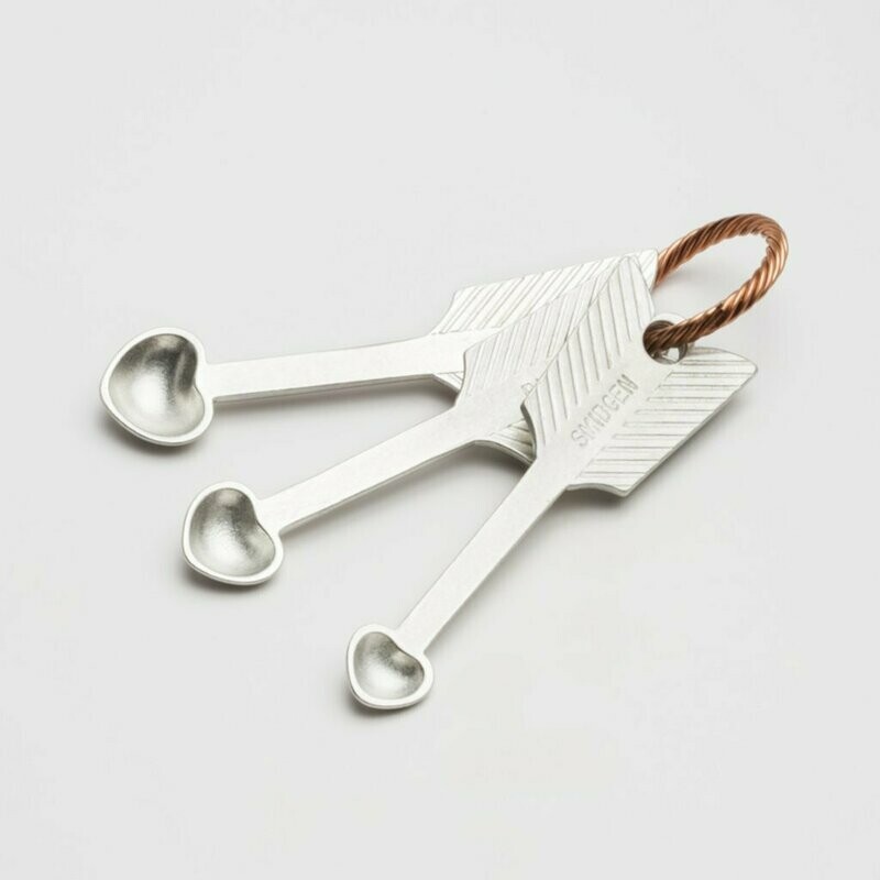 Beehive Handmade: Heart Spice Spoon Set