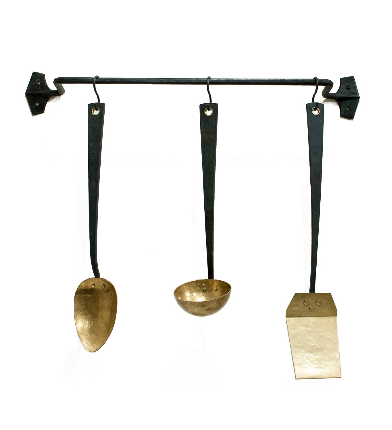 Center for Metal Arts: Brass and Kitchen Set w/ Hanger