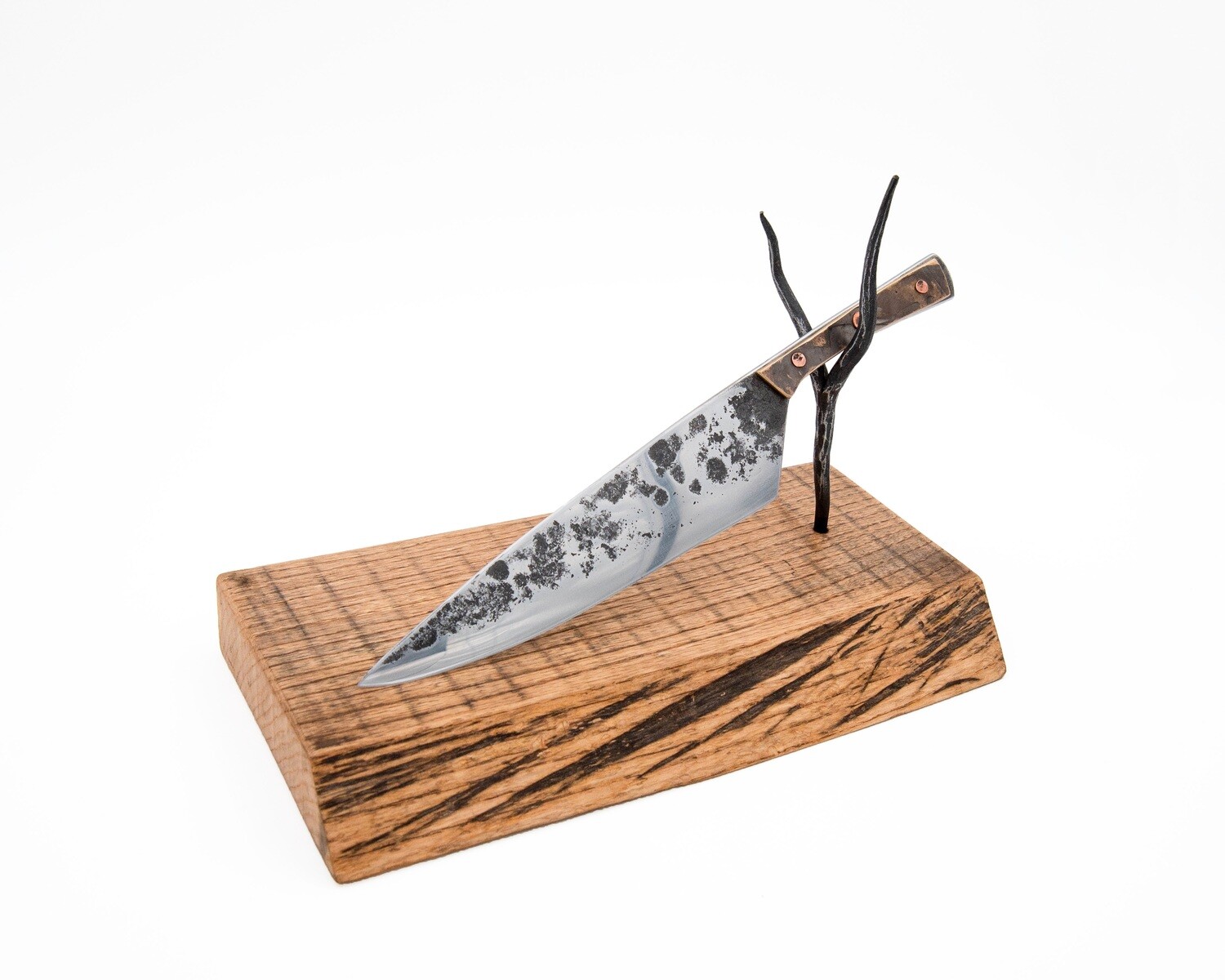 Reed PeckKriss Chef's Knife with Stand and chopping board