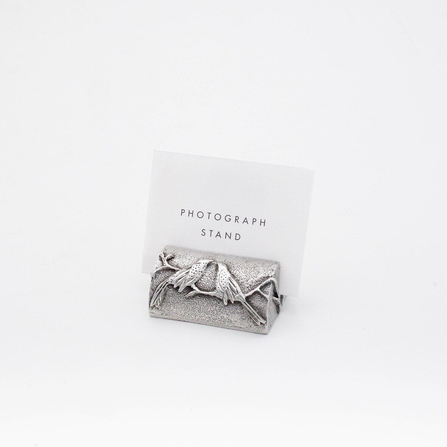 Danforth Pewter/Vilmain: Love Birds Photo Stand