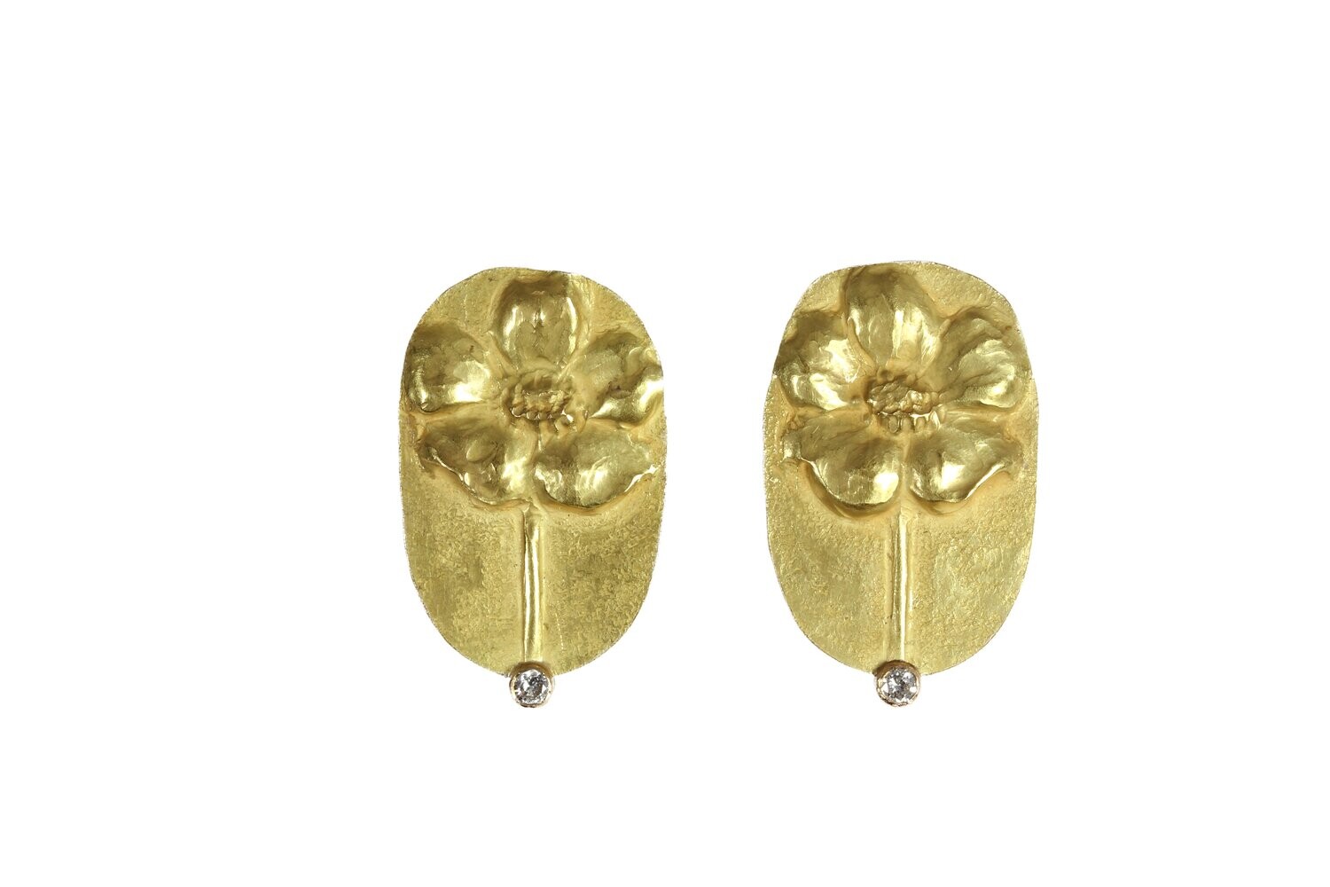 Linda K. Priest: Wild Flower Earrings