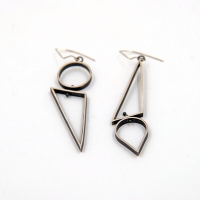 Dirigible Designs: Double Shapes Earrings