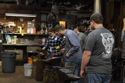 A Day of Tasters: Blacksmithing