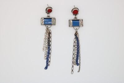 Amuck Design: Boxed License Plate Earrings