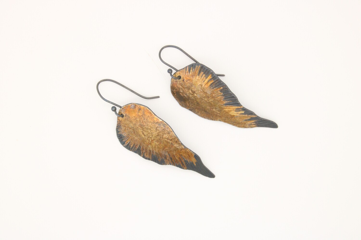 Ascendant Jewelry Studio: Wing Earring 18k gold over sterling