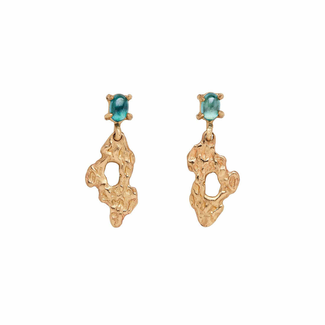 Julie Cohn: PETITE REEF BRONZE TOPAZ EARRINGS