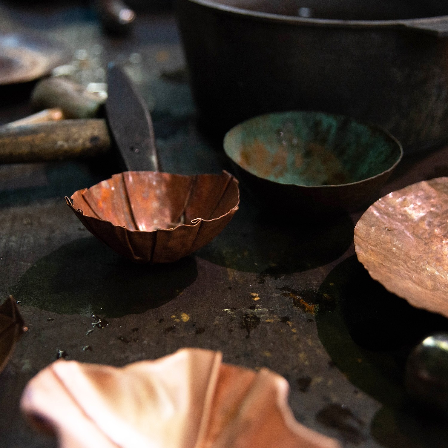 Copper Bowls Raising & Fold Forming JAN. 1819, 9AM 4PM