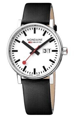 Evo2 Big Date White Dial / Black Vegan Strap / 40mm MSE.40210.LBV