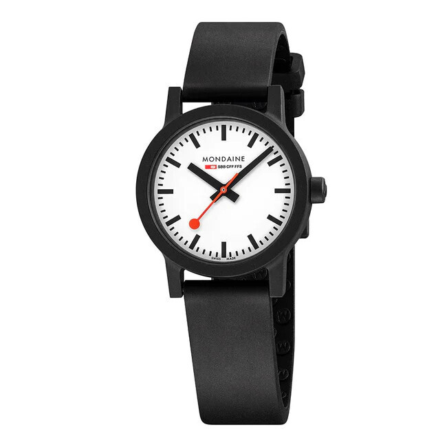 ESSENCE BLACK RUBBER TEXTILE, 32 MM,MS.32110.RB