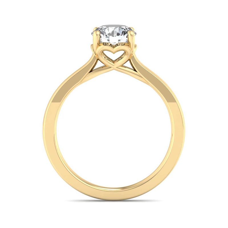 14K YELLOW ENGAGEMENT RING ERSL0006