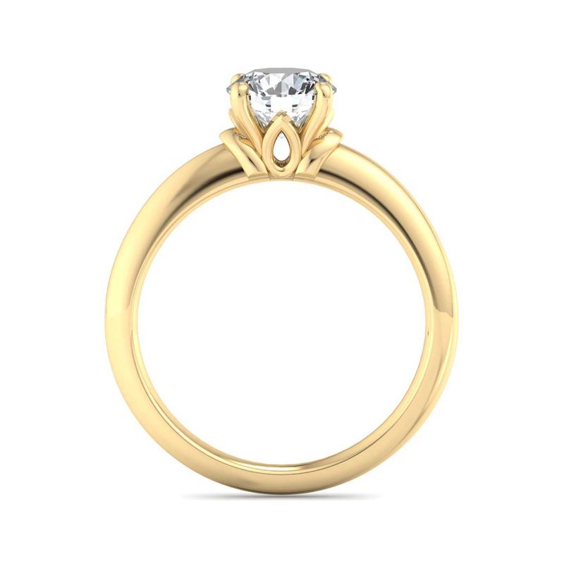 14K YELLOW ENGAGEMENT RING ERSL0007