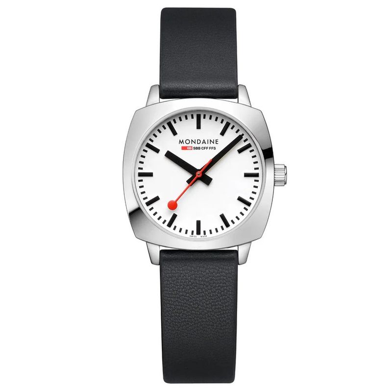 CUSHION BLACK VEGAN GRAPE LEATHER, 31 MM MSL.31110.LBV