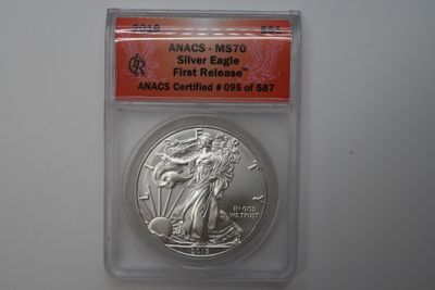 ANACS Silver Eagle 2019 Silver Coin