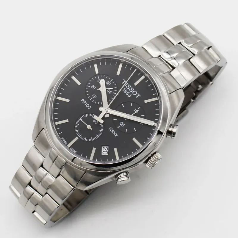 Tissot T Classic PR 100 Chronograph Black Dial