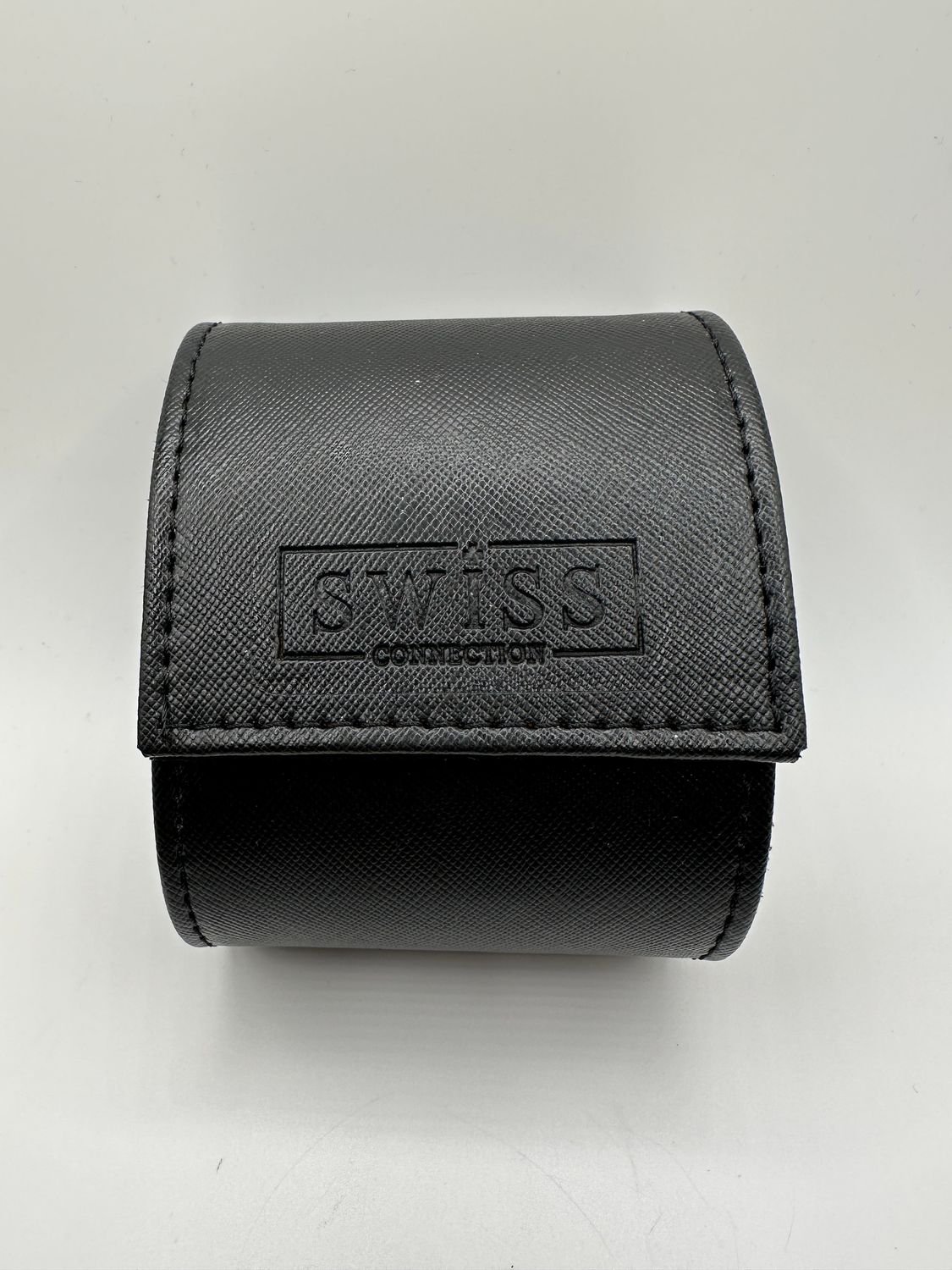 Single Watch Roll Travel Case Leather Watch Storage Organizer