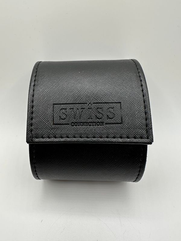 Single Watch Roll Travel Case Leather Watch Storage Organizer