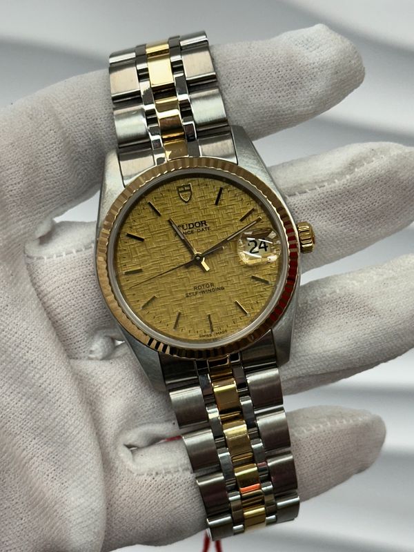 Tudor Prince Date 18k YG 74033