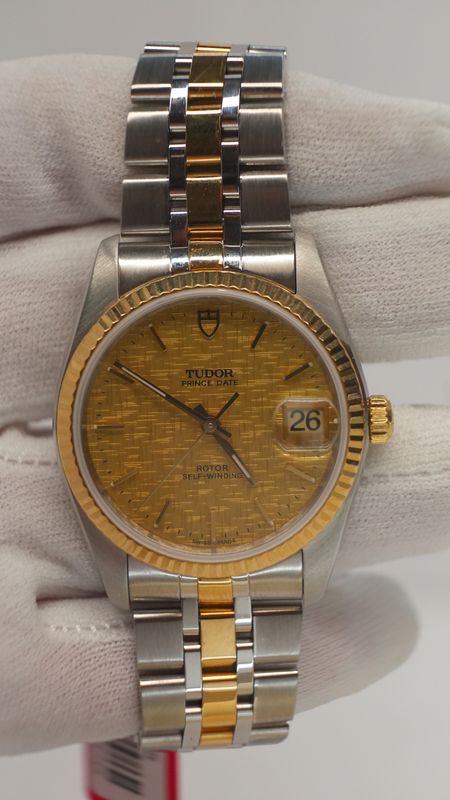 Tudor Prince Date 18k YG 74033