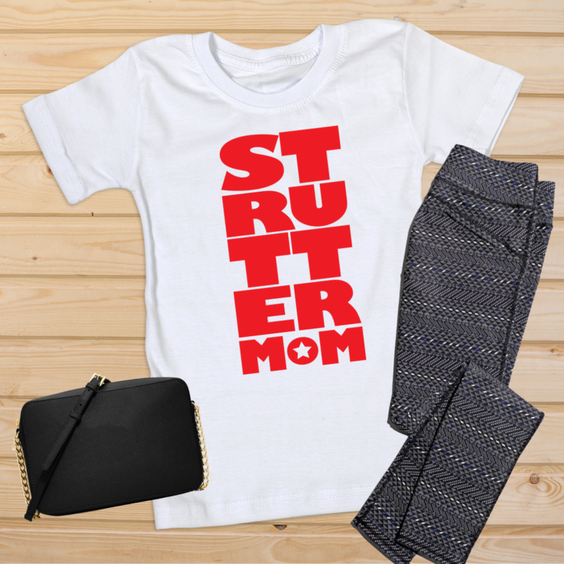 Strutter Mom Block Tee (TEMPORARILY UNAVAILABLE-SEE NOTES IN DESCRIPTION)