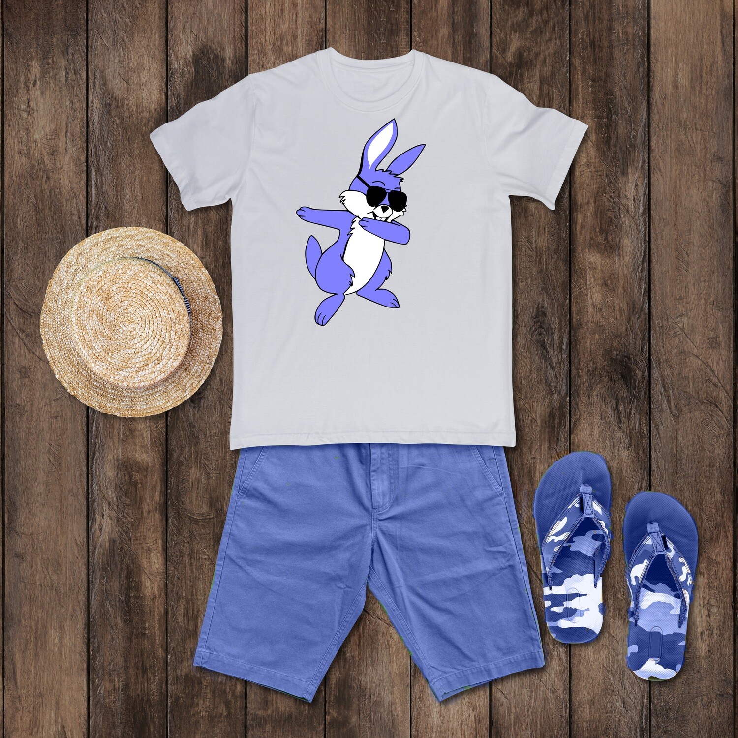 Dabbing Bunny Easter Shirt